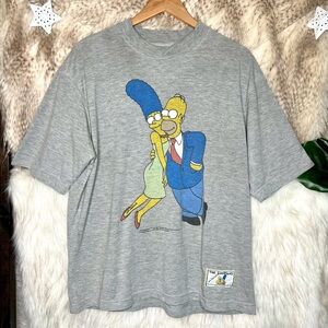 Vintage 1999 Homer and Marge Simpson T-Shirt